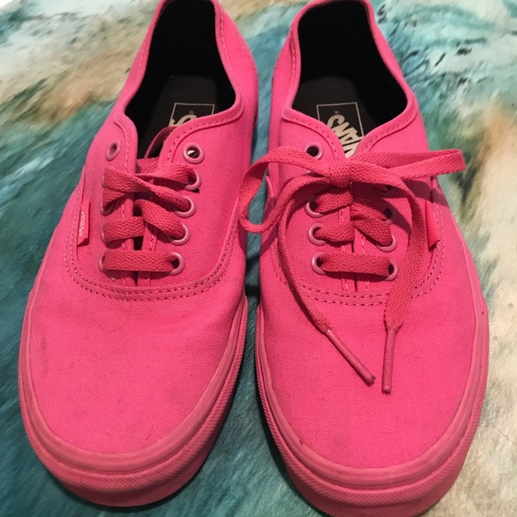 bright pink vans